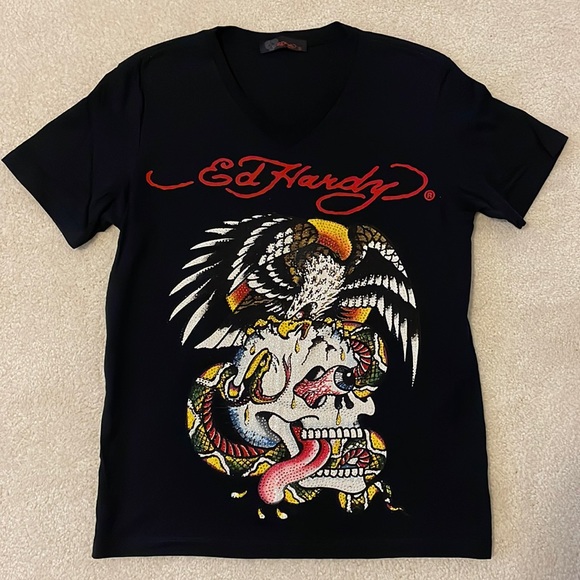Ed Hardy Tshirt, sz small - Picture 1 of 5